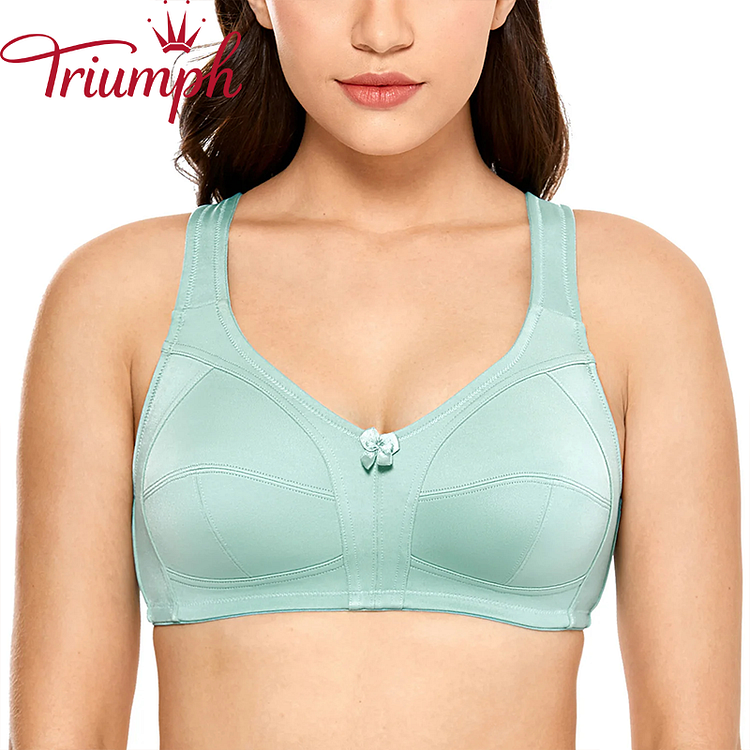 Triumph - （3 db ）Hagyományos állítható pamut melltartó oldalpárnákkal és felső támasztékkal